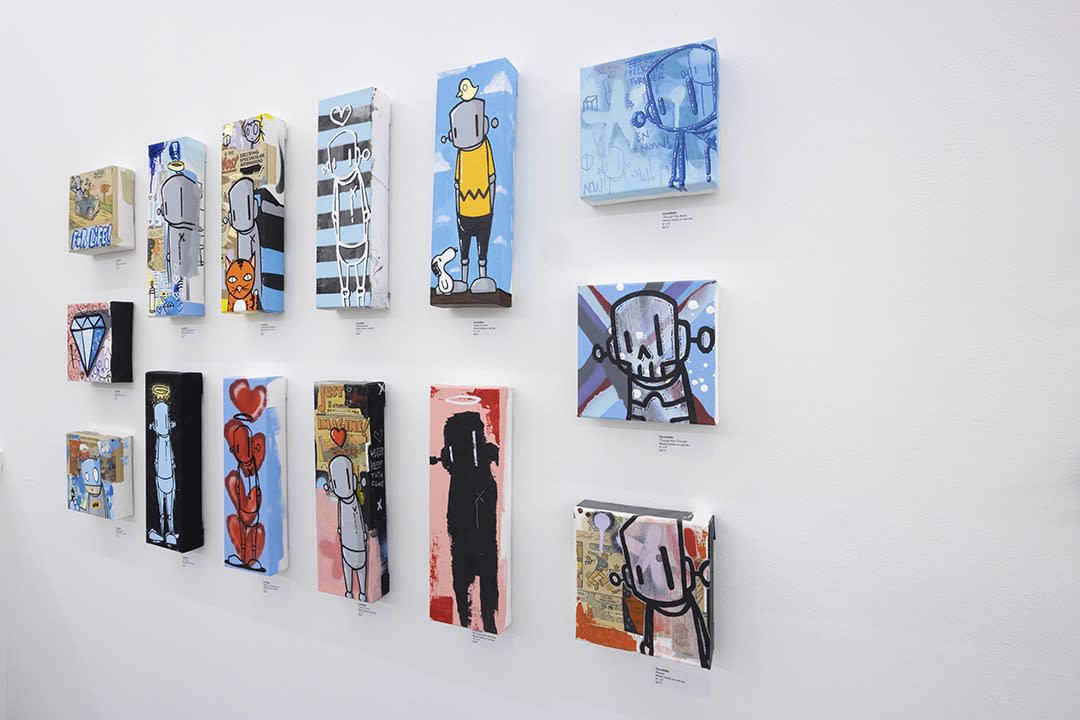 Installation image of ChrisRWK exhibition