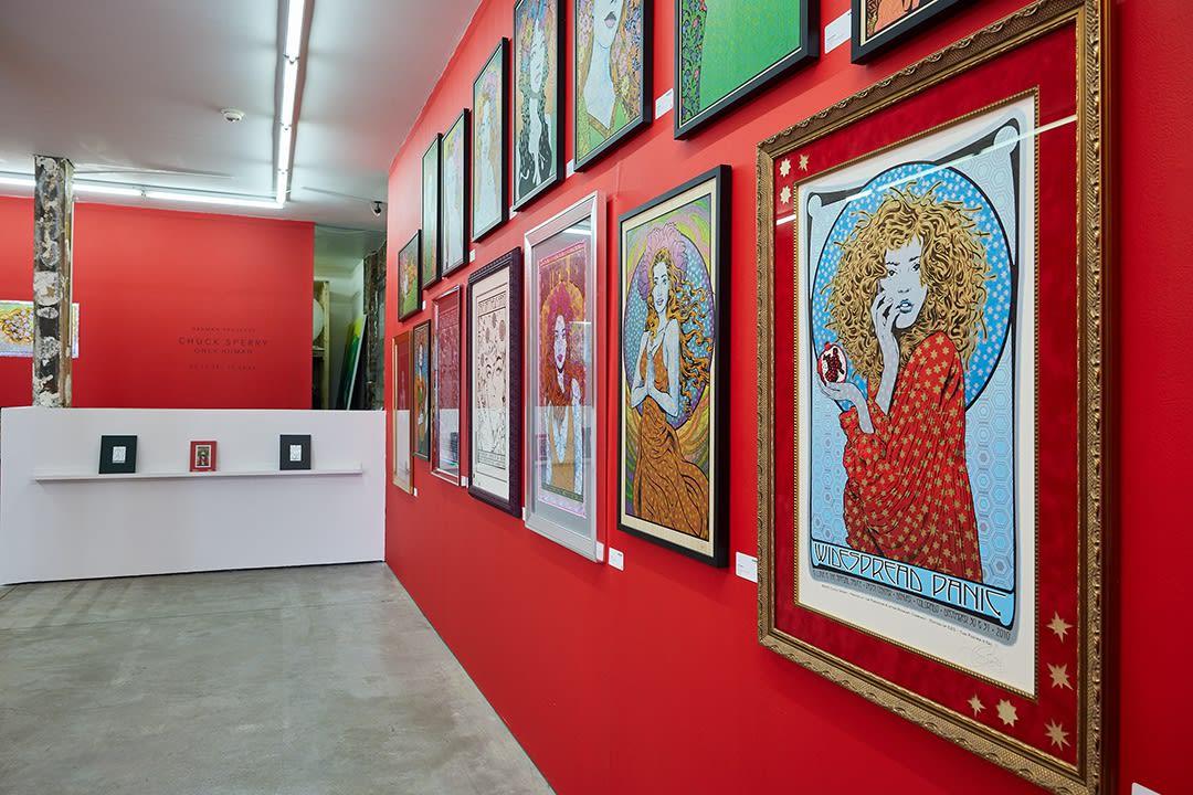 Installation image of Chuck Sperry "Only Human' exhibition