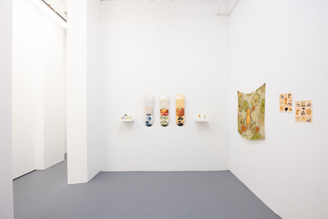 Installation image from Felicia Chiao's exhibition "Homebody"