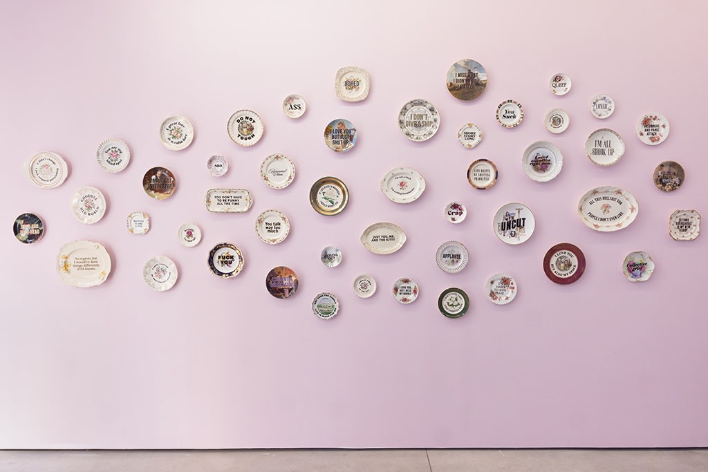 installation shot of Marie-Claude Marquis exhibition