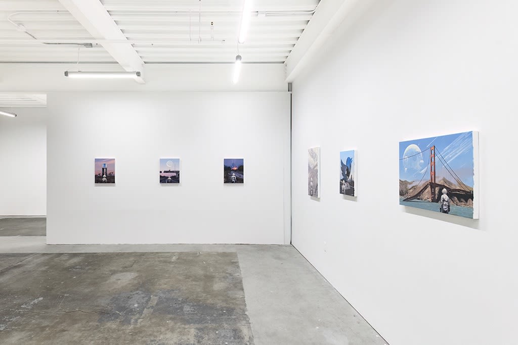 Installation view of Scott Listfield's solo exhibition "Extinction Stories" at Harman Projects, San Francisco