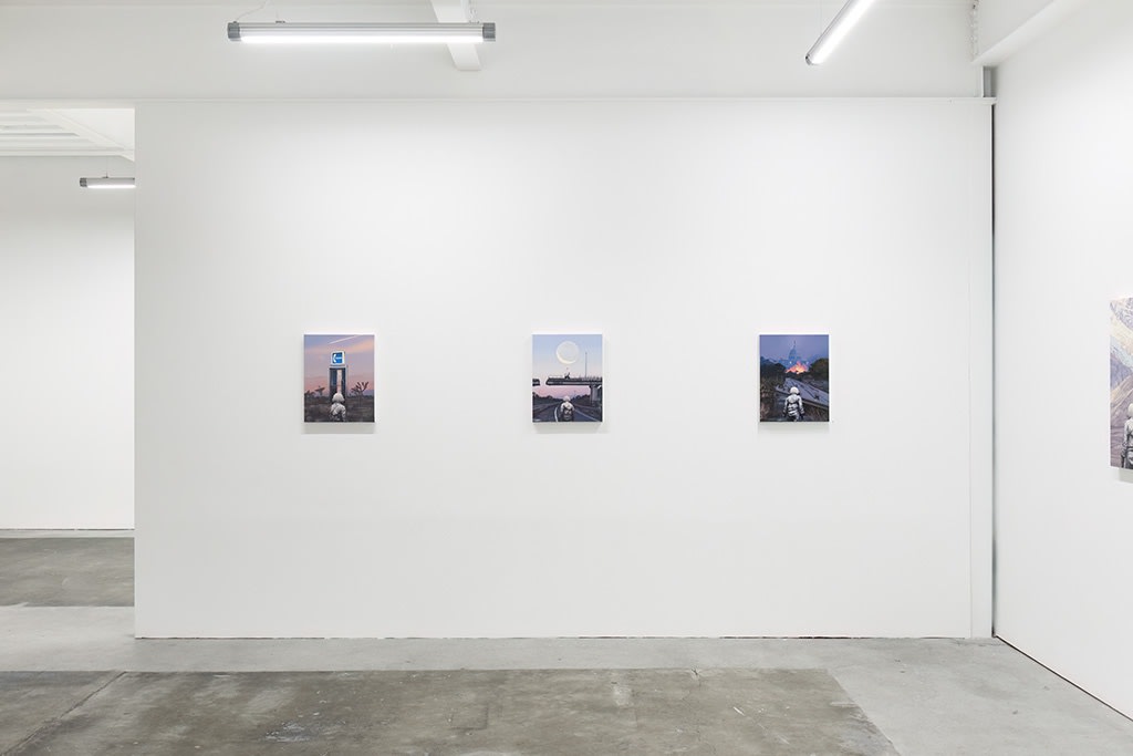Installation view of Scott Listfield's solo exhibition "Extinction Stories" at Harman Projects, San Francisco