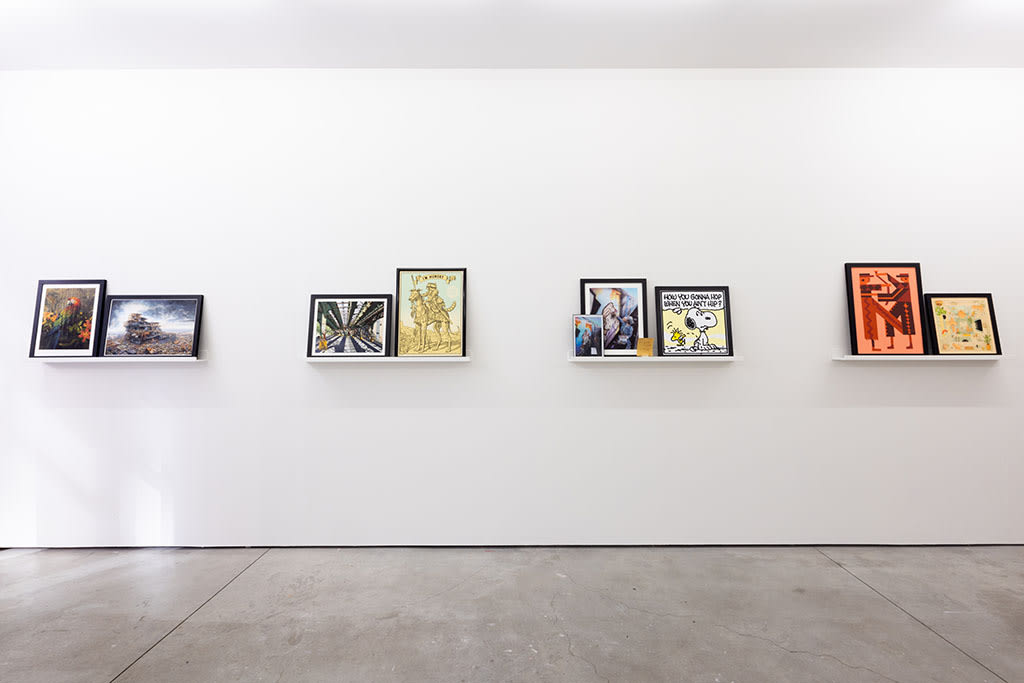 Installation view of Multiples group show at Harman Projects