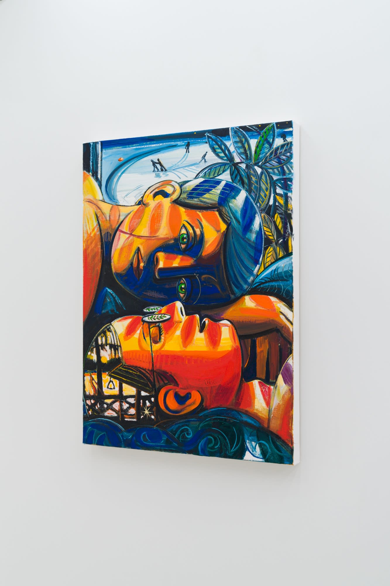 Summer Dreams In Wintertime, 2024, oil on canvas, 30 x 22 (at ThisWeekendRoom, SK)