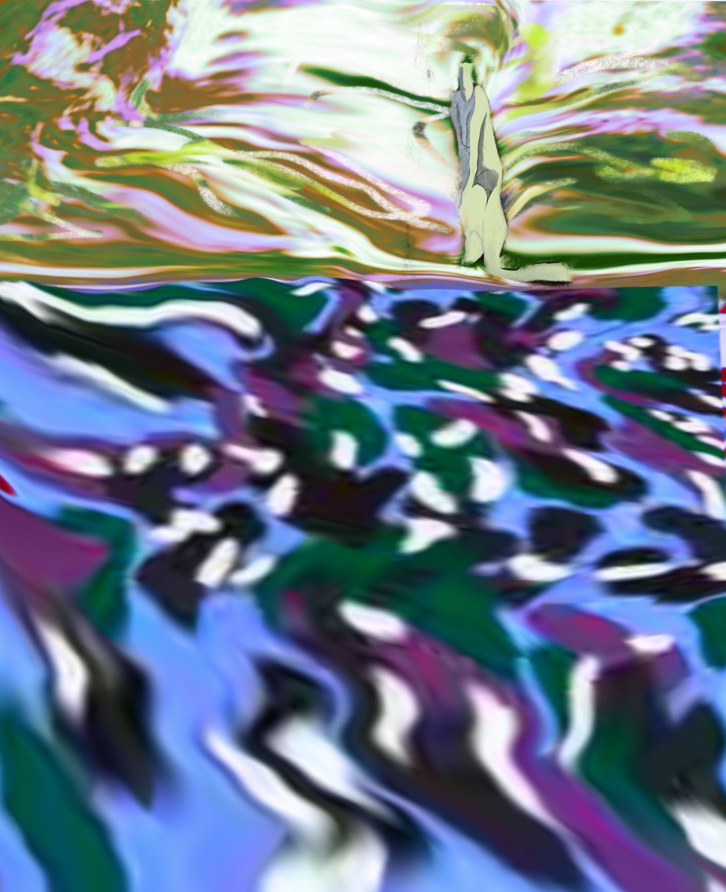 Maria Kozak TBC 4, 2025 Oil on canvas 150 x 120 cm