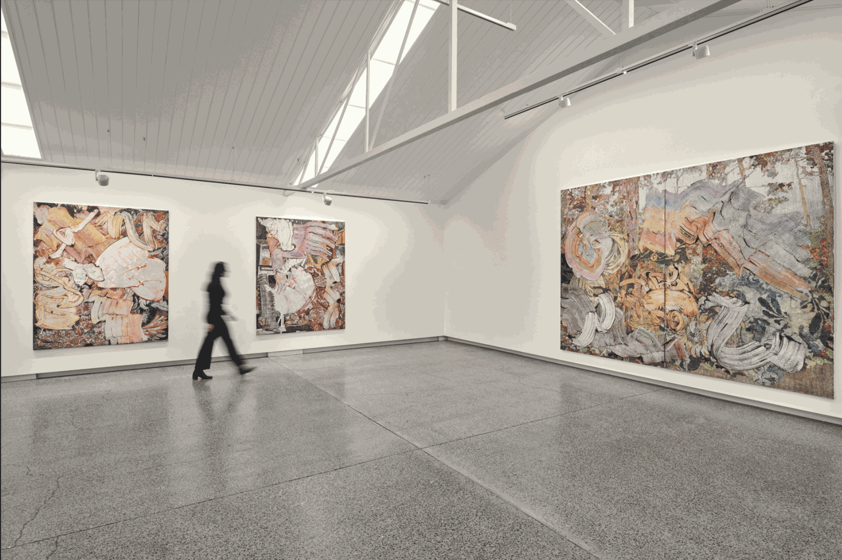 Vue de l'installation, Through Surface, Galerie Sullivan + Strumpf, Melbourne, Australie, 2023