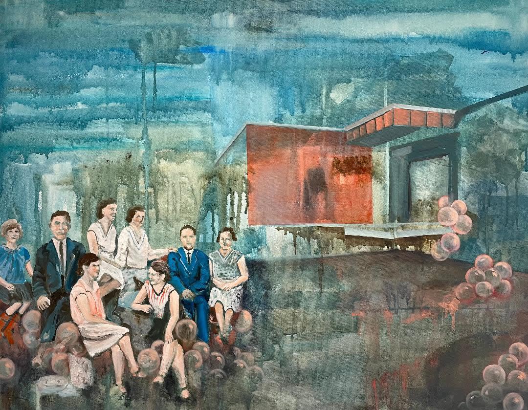 Isabel Friedrich Großbestellung Oil on Canvas 70x90 cm