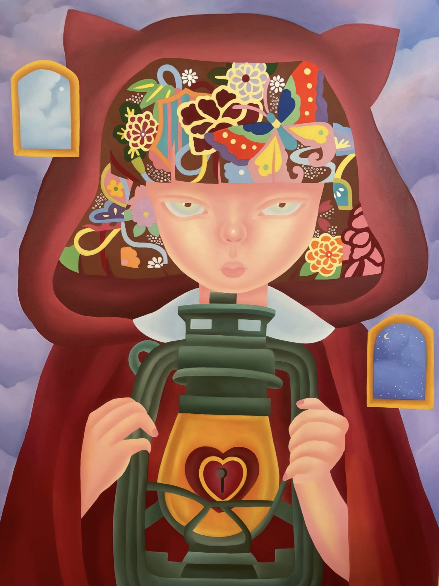 Jam Thanyapat The light of your Heart Oil on Linen 70x50 cm