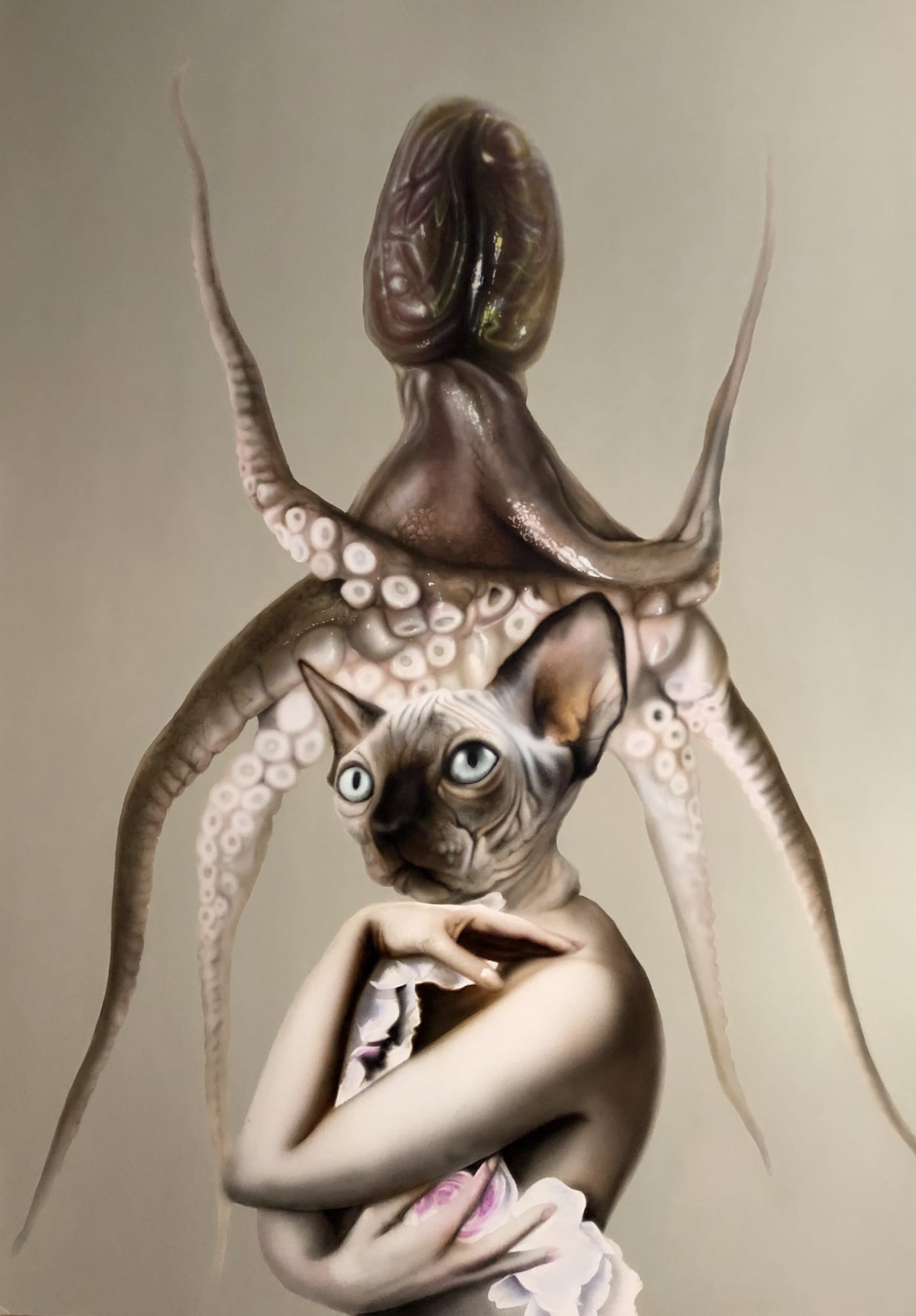 Franc Kaiser Sepia Acrylic on Board 33 1/2x47 1/4 in