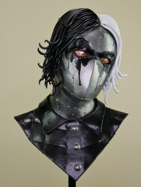 Tim Roosen Estelle Brushed & Patinated Mild Steel, Copper & Wrought Iron 32 5/8 x 13 x 9 1/2 in