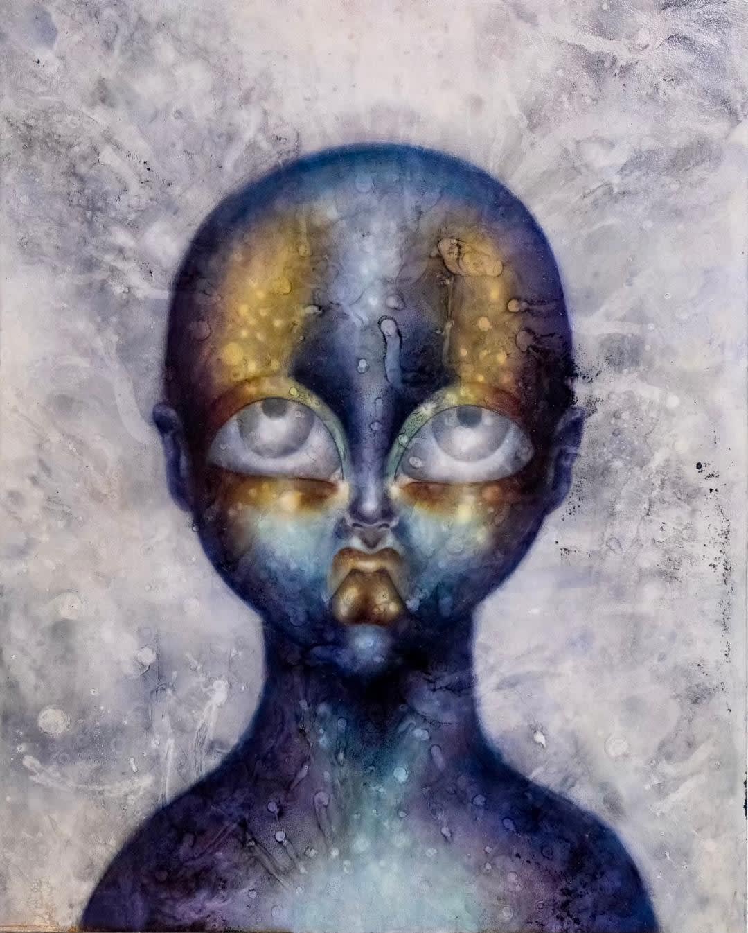 Daerb Teews Maudlin Oil on Panel 20x16 in
