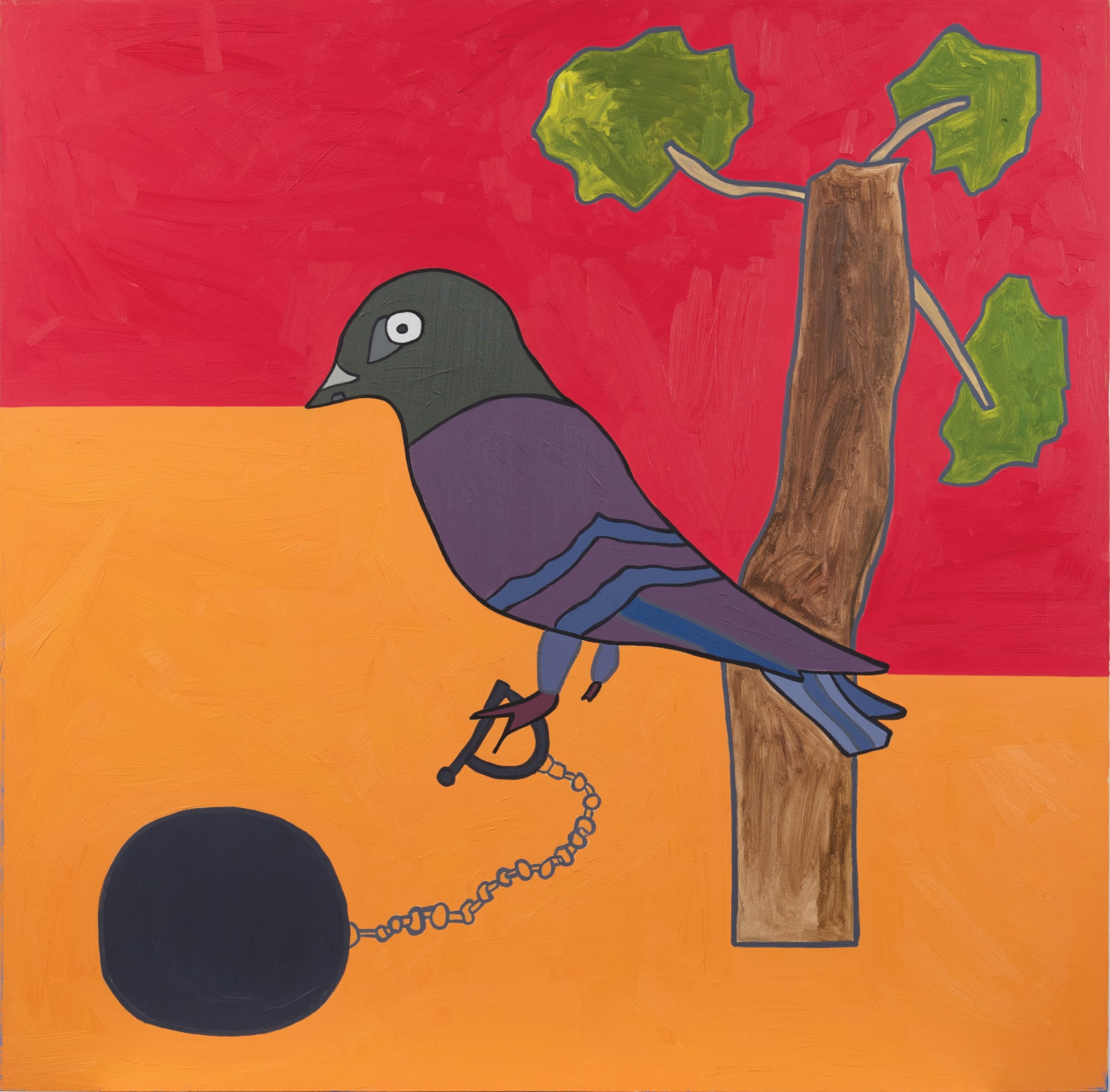 Will Thurman, Pigeon in shackles, 2019