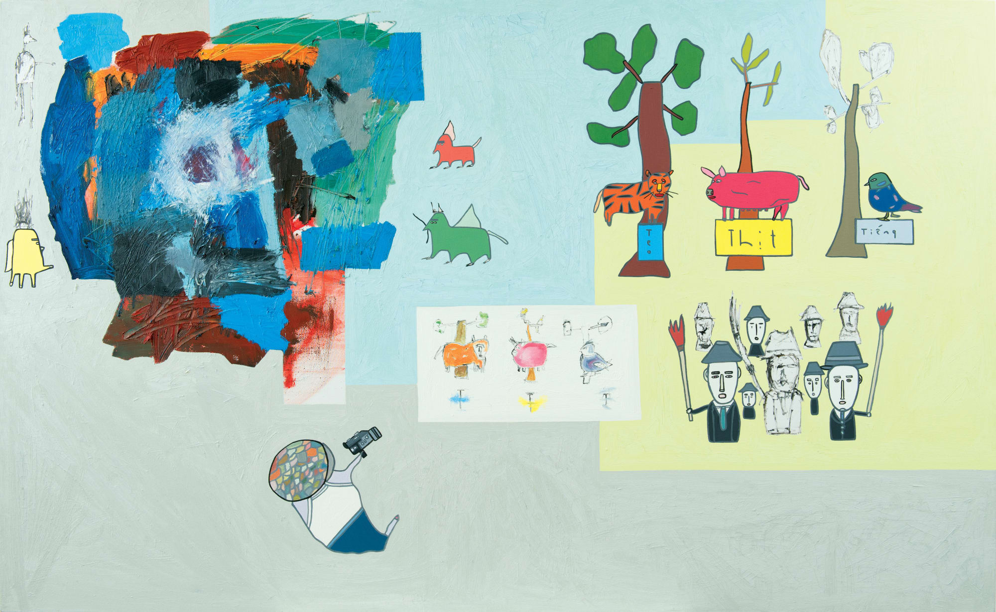 Will Thurman, The only thing to fear is an angry face. Pig meat, and you're probably being watched., 2020