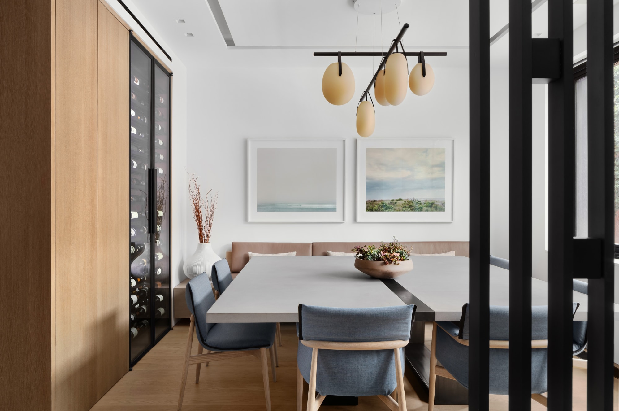 Split Rail and The Bluff 38.5 x 46.5 inches (97.8 x 118.1 cm.) each Private Collection | Brooklyn, NY Architect: Workshop APD Photo Credit: Donna DoTan