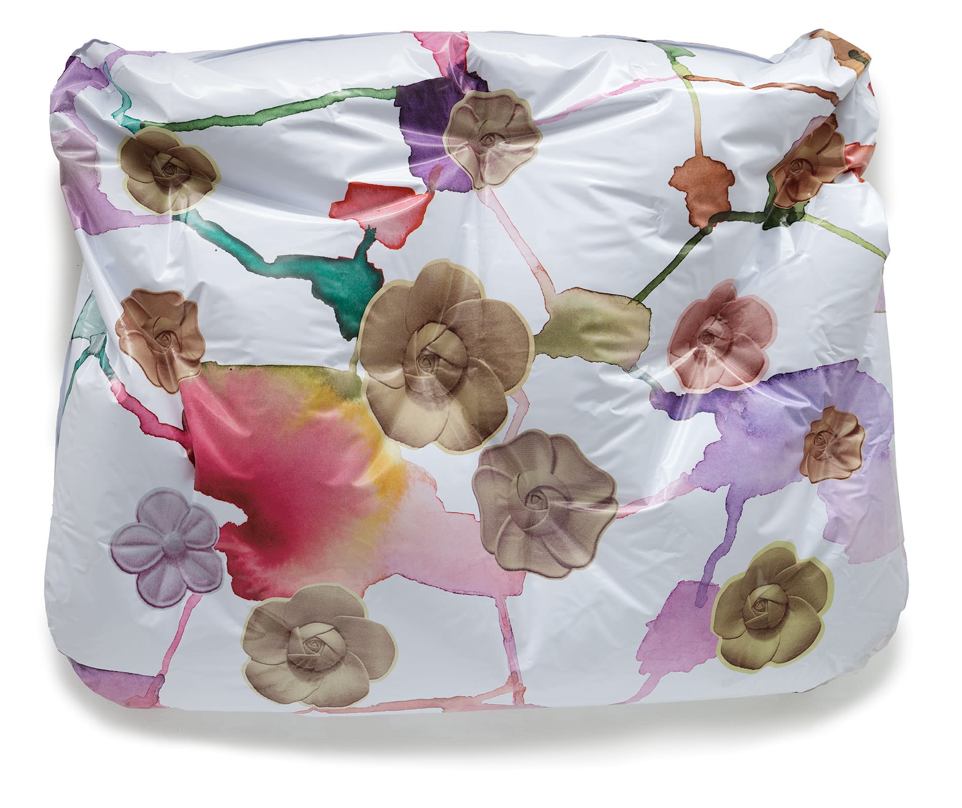 Wolfgang Ellenrieder, Rosettenkissen mit zufälliger Verteilung, 2021