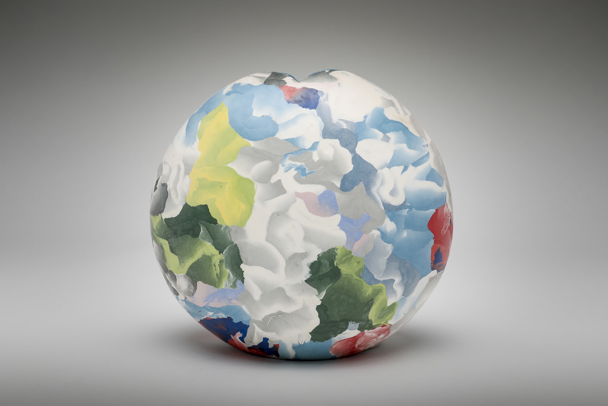 Judy MacKenzie, Summer Garden round porcelain form