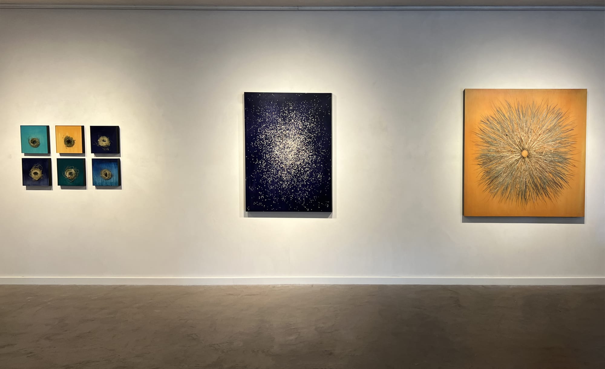 mayme kratz arizona artist resin covered grasses on panel nature related art