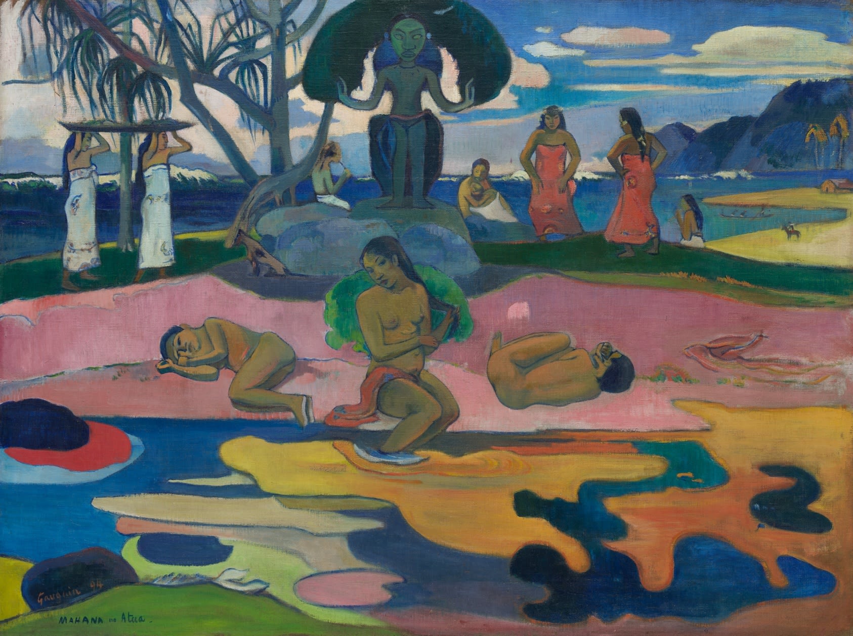 Artist's selection from the Art Institute of Chicago's collection: Paul Gauguin Mahana no atua (Day of the God), 1894 View work