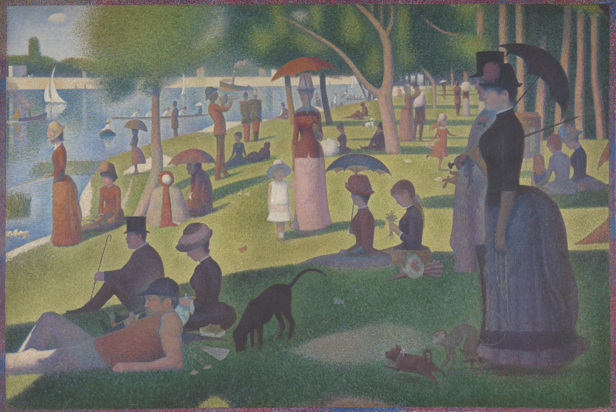 Artist's selection from the Art Institute of Chicago's collection: Georges Seurat A Sunday on La Grande Jatte&ndash;&ndash;1884, 1884-1886 View work
