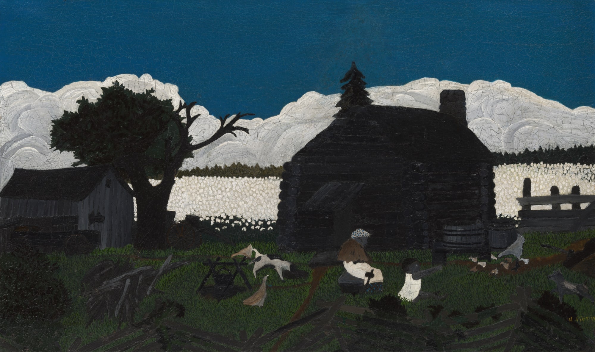 Artist's selection from the Art Institute of Chicago's collection: Horace Pippin Cabin in the Cotton, 1931-37 View work