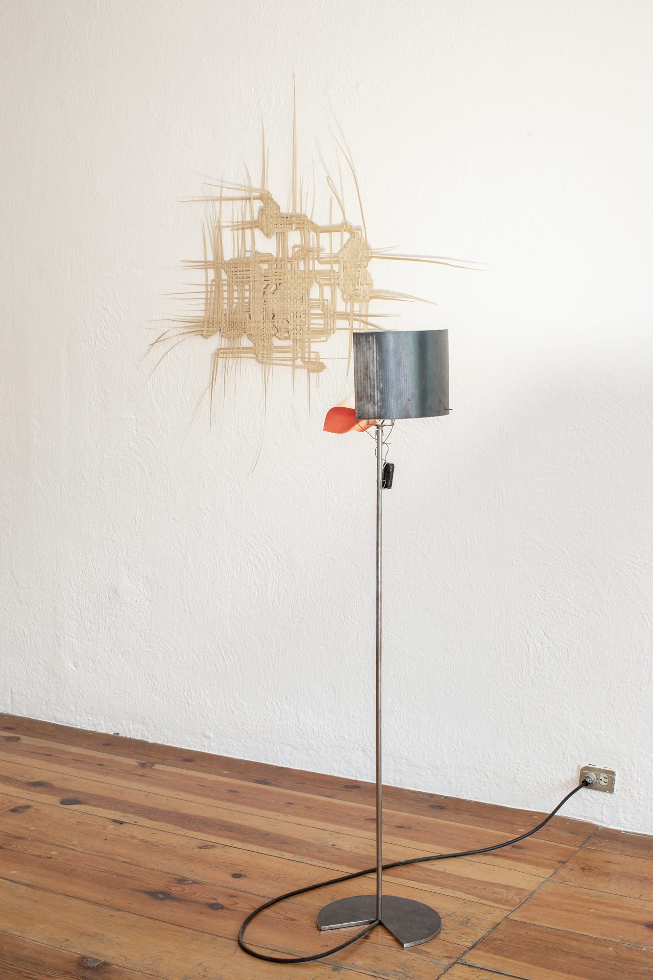 Manuela de Laborde Video Matriz, 2021 Palm, light and paper reguilete with mini dc motor. 120 x 120 cm (47.2 x 47.2 in)