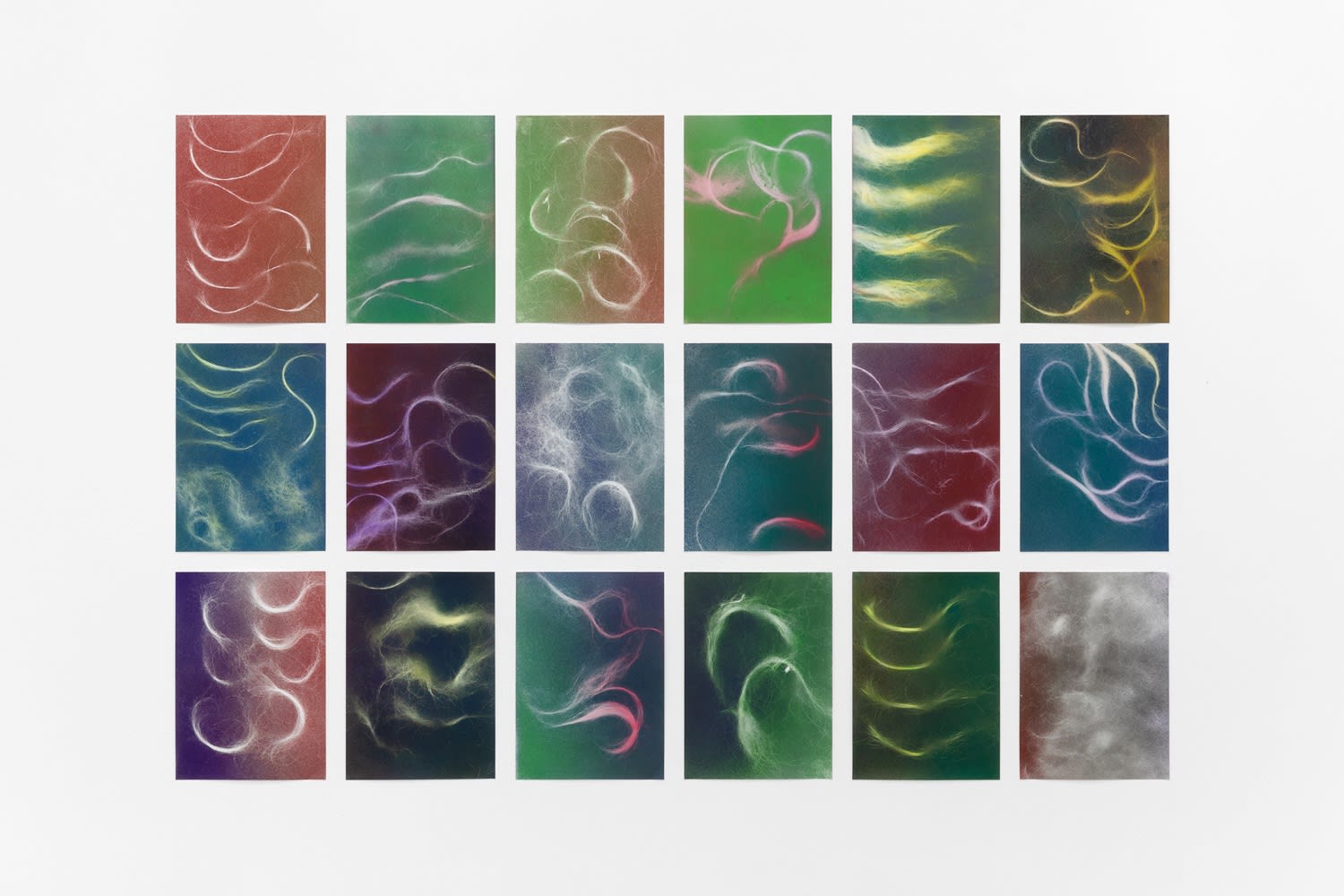 Isaac Olvera Nibbling Ribs, 2022 Automotive lacquer 135 x 210 x 2 cm (53.15 x 83.68 x 0.79 in)