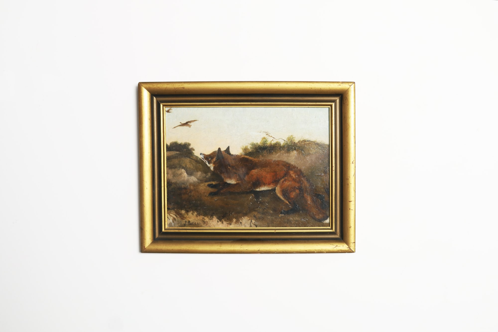 Julio Ruelas La Zorra, 1898 Oil on cardboard 27.2 x 34.5 x 2 cm (10.70 x 13.58 x 0.78 in)