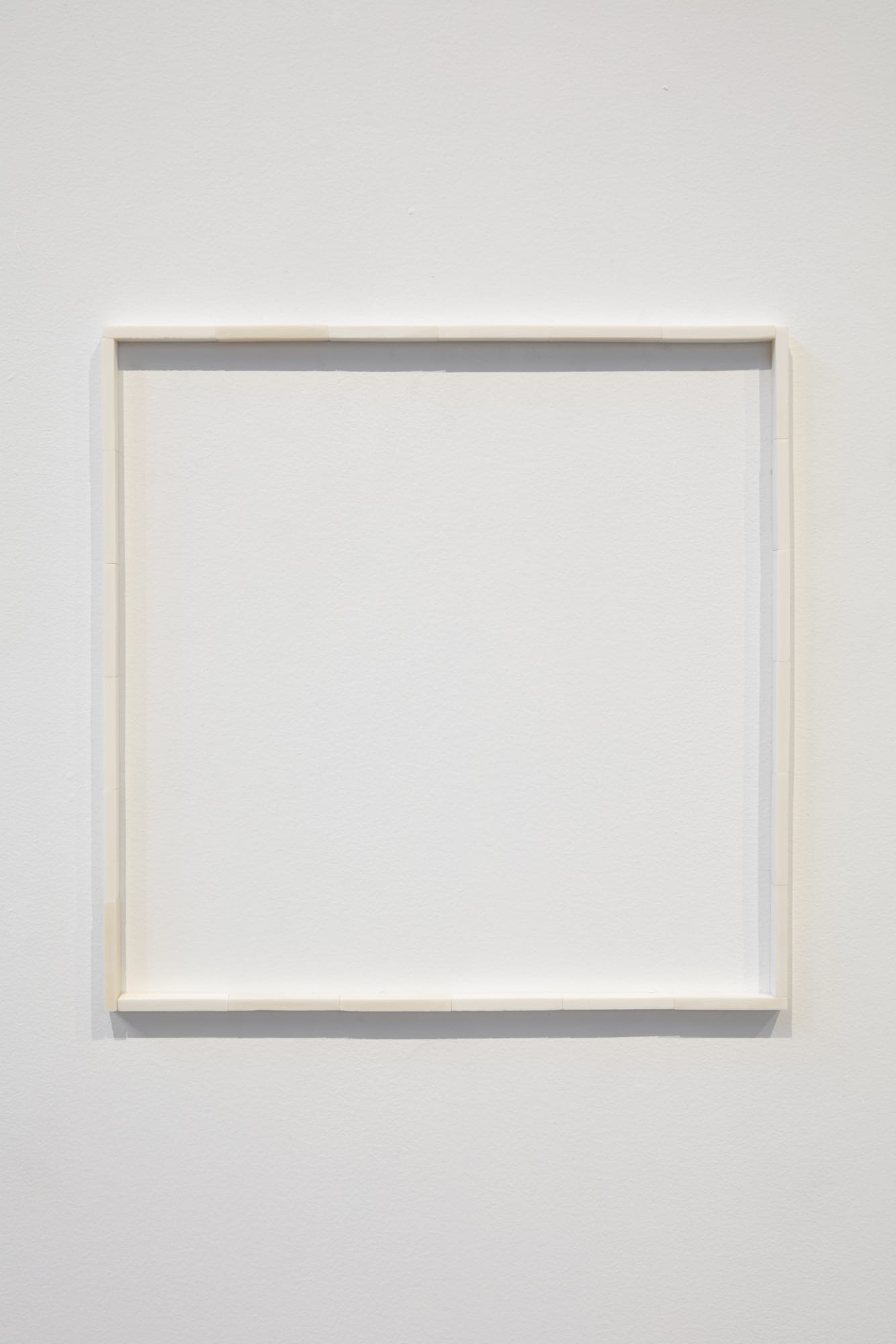 Julia Rometti Bones, 2024 Carved cow bones 33.8 x 33.8 x 1.2 cm (13.31 x 13.31 x 0.5 in)