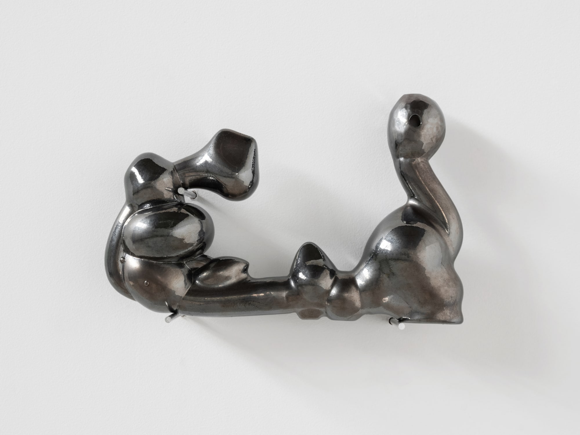 Vica Pacheco Pareja Cobre, 2021 Hydraulic Flute High Temperature Ceramic 21.5 x 25 x 9 cm (8.5 x 13.8 x 3.5 in)