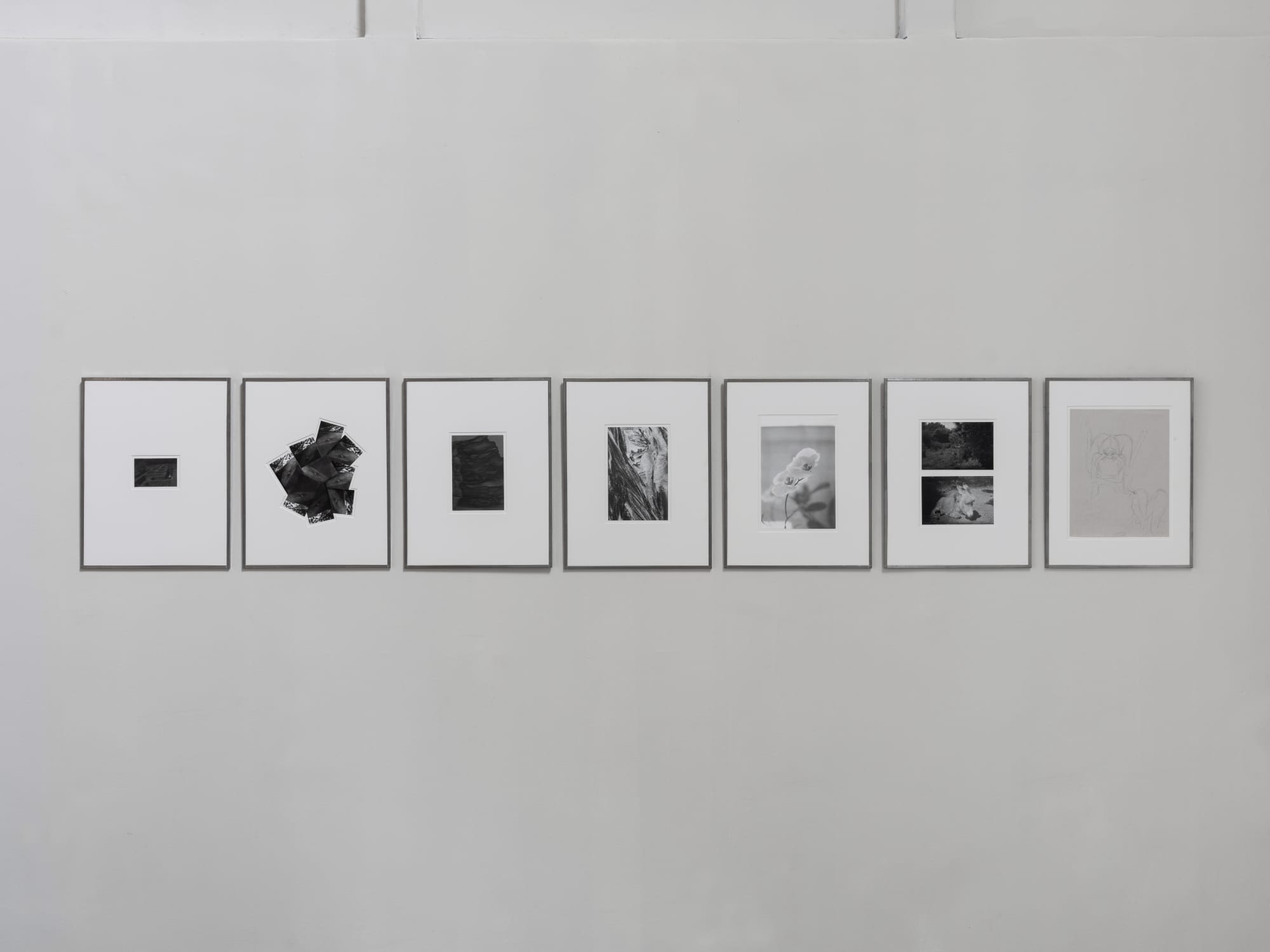 Manuela de Laborde Primera parte - Alicia 15 photograph compositions and pencil drawings on paper 40 x 31 x 1 cm ea (15.7 x 12.2 x 0.4 in) Ed. of 1 + 2 AP