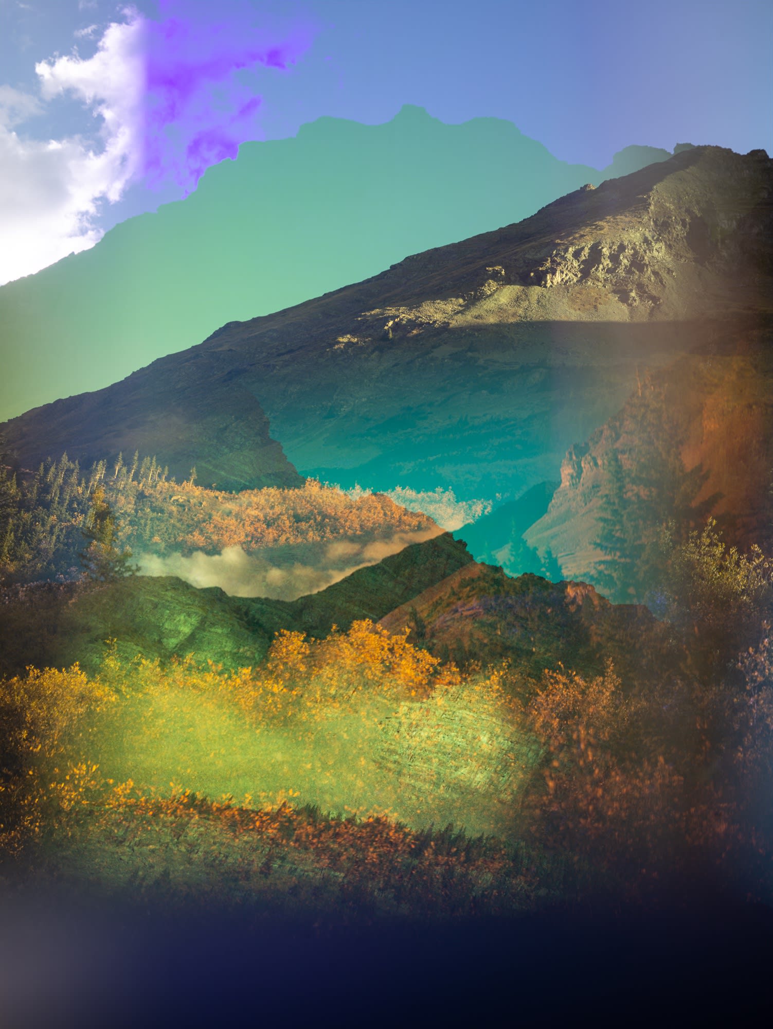 Terri Loewenthal Psychscape 544 (Pyramid Peak, CO), 2022