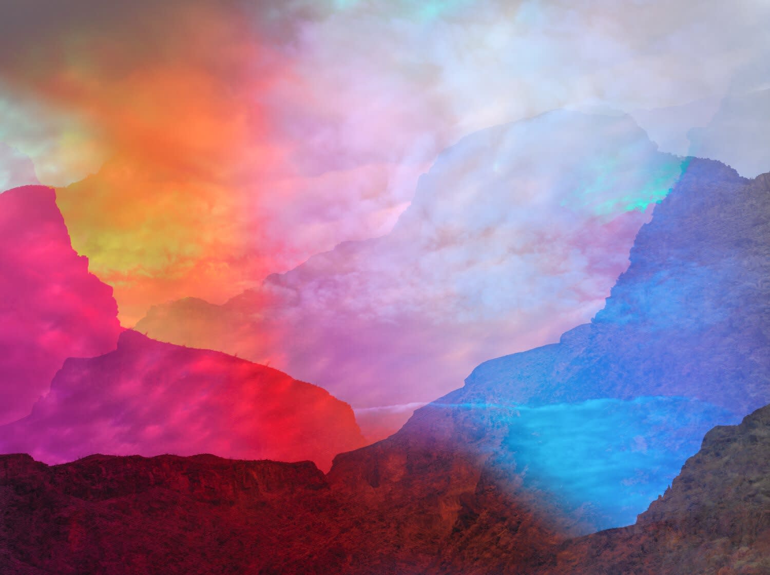 Terri Loewenthal Psychscape 45 (Peach Springs Canyon, AZ), 2018