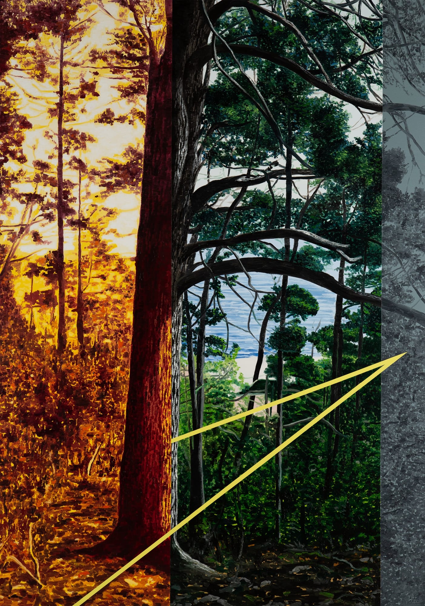 Marcos Acosta Rejected Signal III, 2022 Oil on canvas 66 7/8 x 47 1/4 in 170 x 120 cm