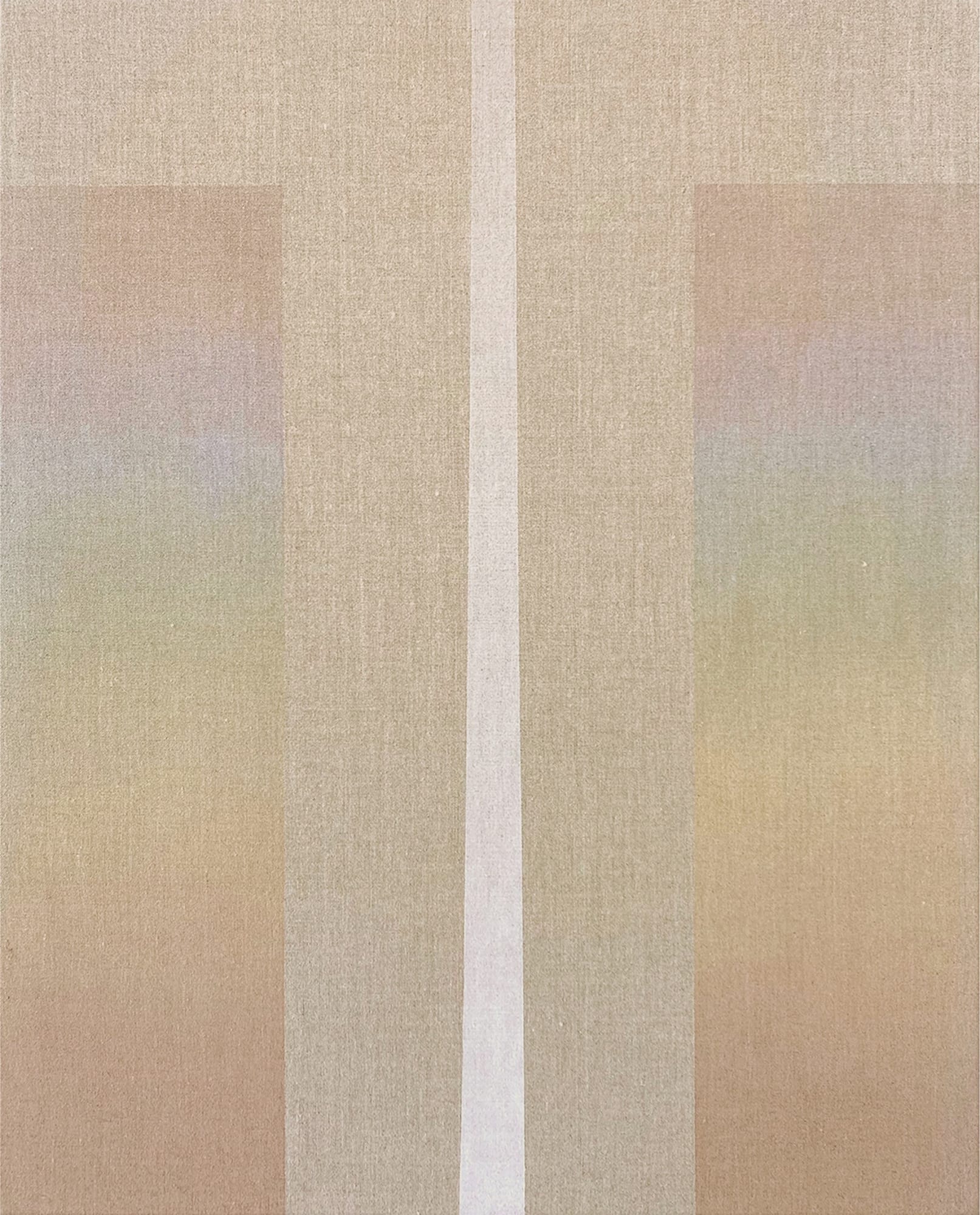 Rachel Garrard Slide, 2021 Quartz and rock powder pigment on linen 33 1/2 x 27 1/2 in 85.1 x 69.8 cm