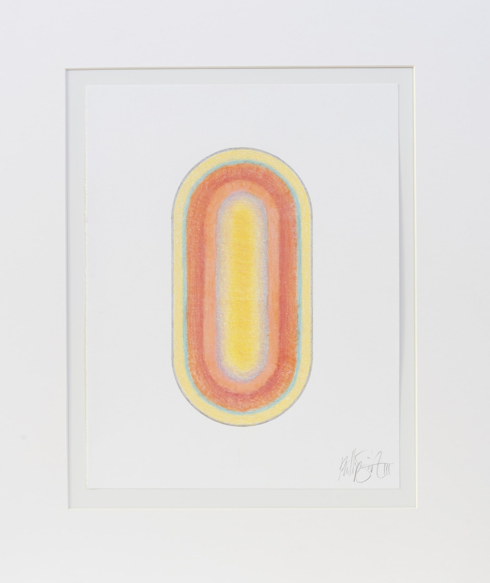 Phillip K. Smith III Untitled, 2023 Colored pencil on paper 13 x 10 in 33 x 25.4 cm