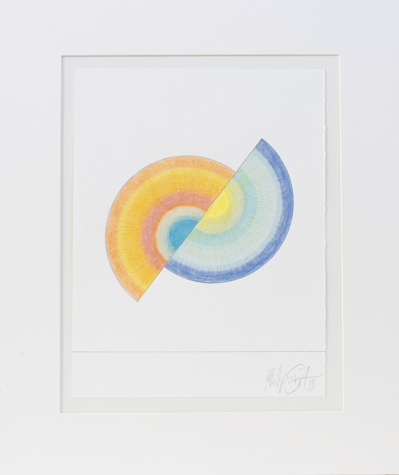 Phillip K. Smith III Untitled, 2023 Colored pencil on paper 13 x 10 in 33 x 25.4 cm