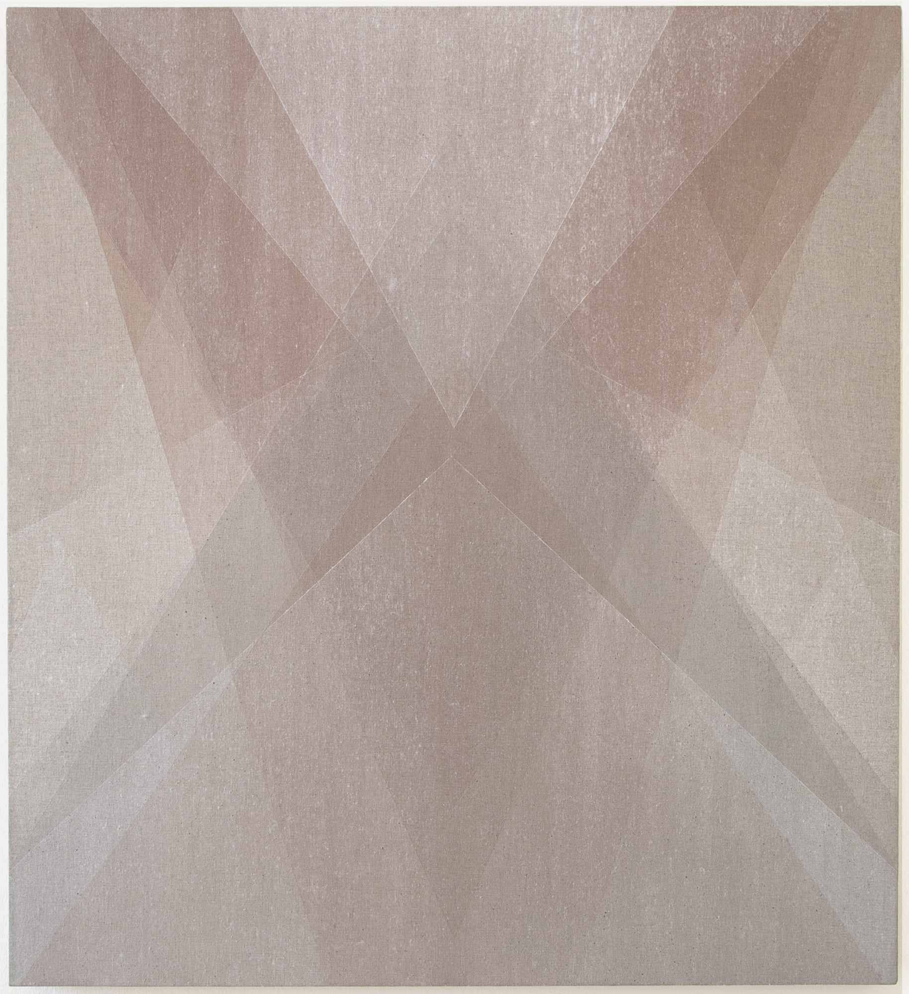 Rachel Garrard Crystallize, 2015 Rock powder pigment and quartz on linen 22 x 24 in 55.9 x 61 cm