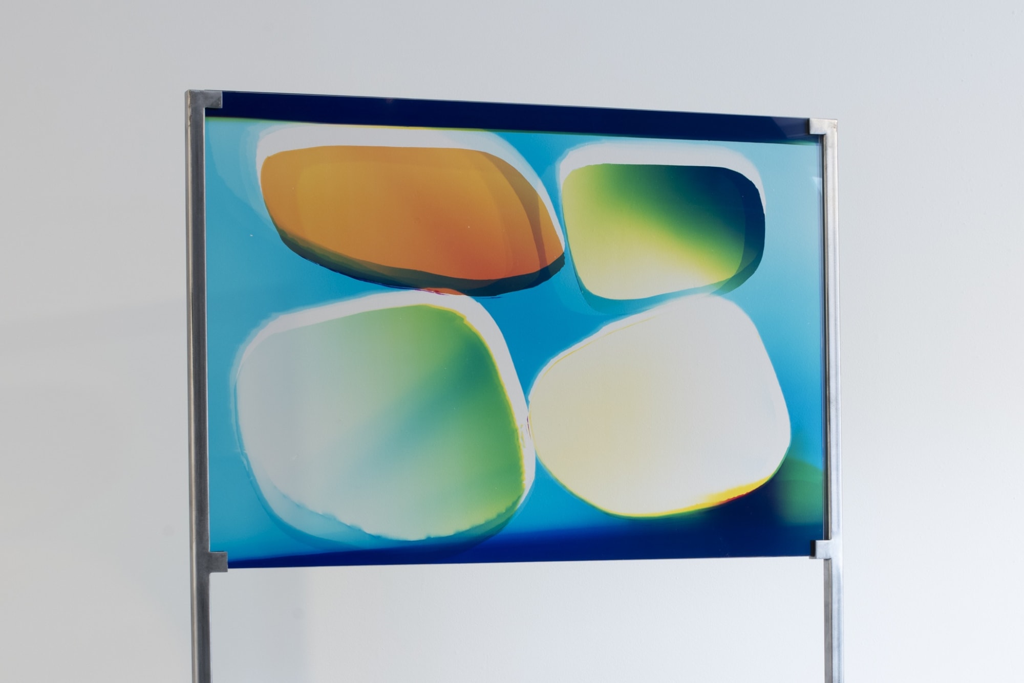 Liz Nielsen Friends, 2024 Analog chromogenic light painting on Fujiclear 20 x 30 in