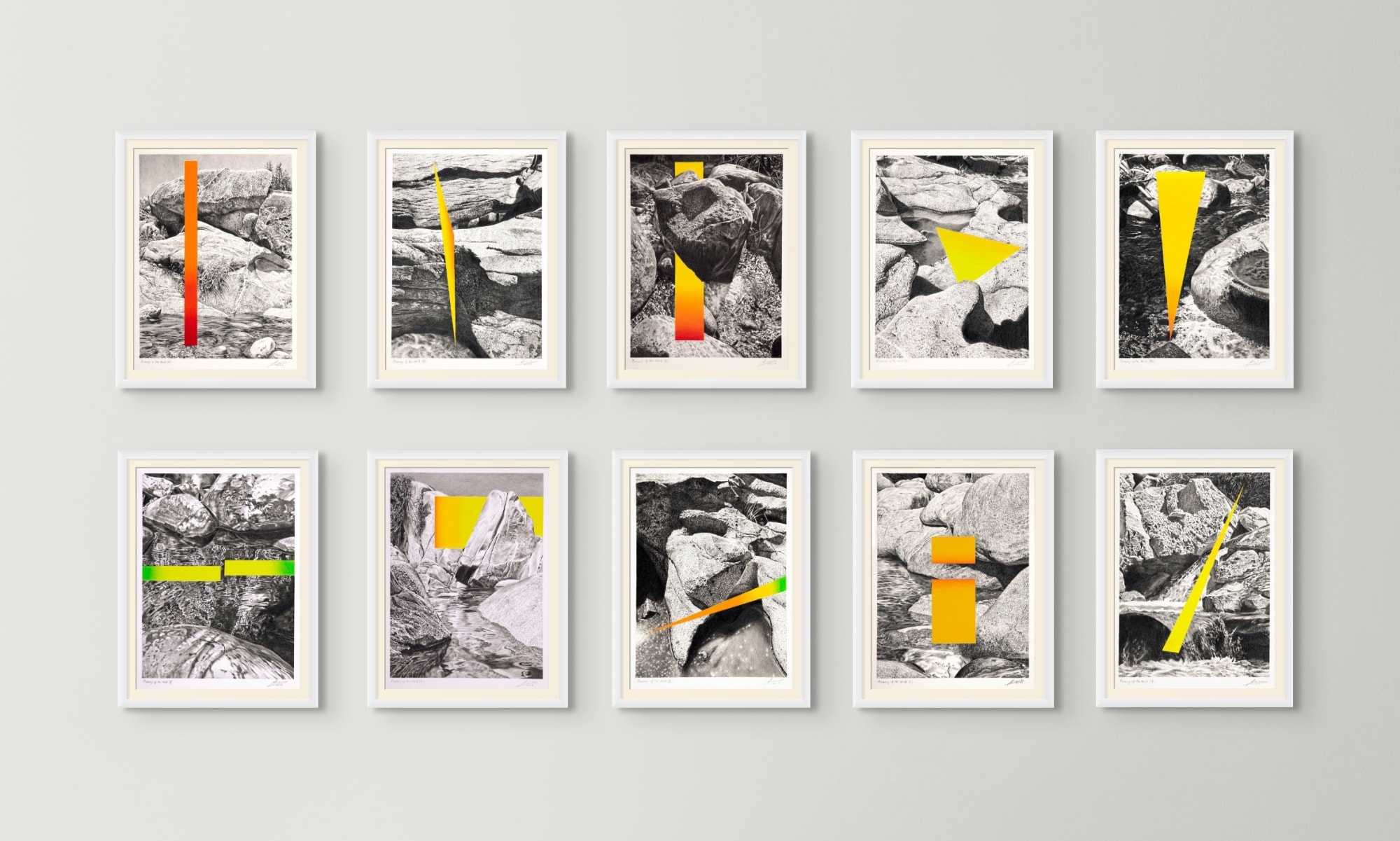 Marcos Acosta Memory of the World, 2024 Graphite and colored pencils on Arches 15 1/8 x 11 1/4 in (each) 38.4 x 28.6 cm