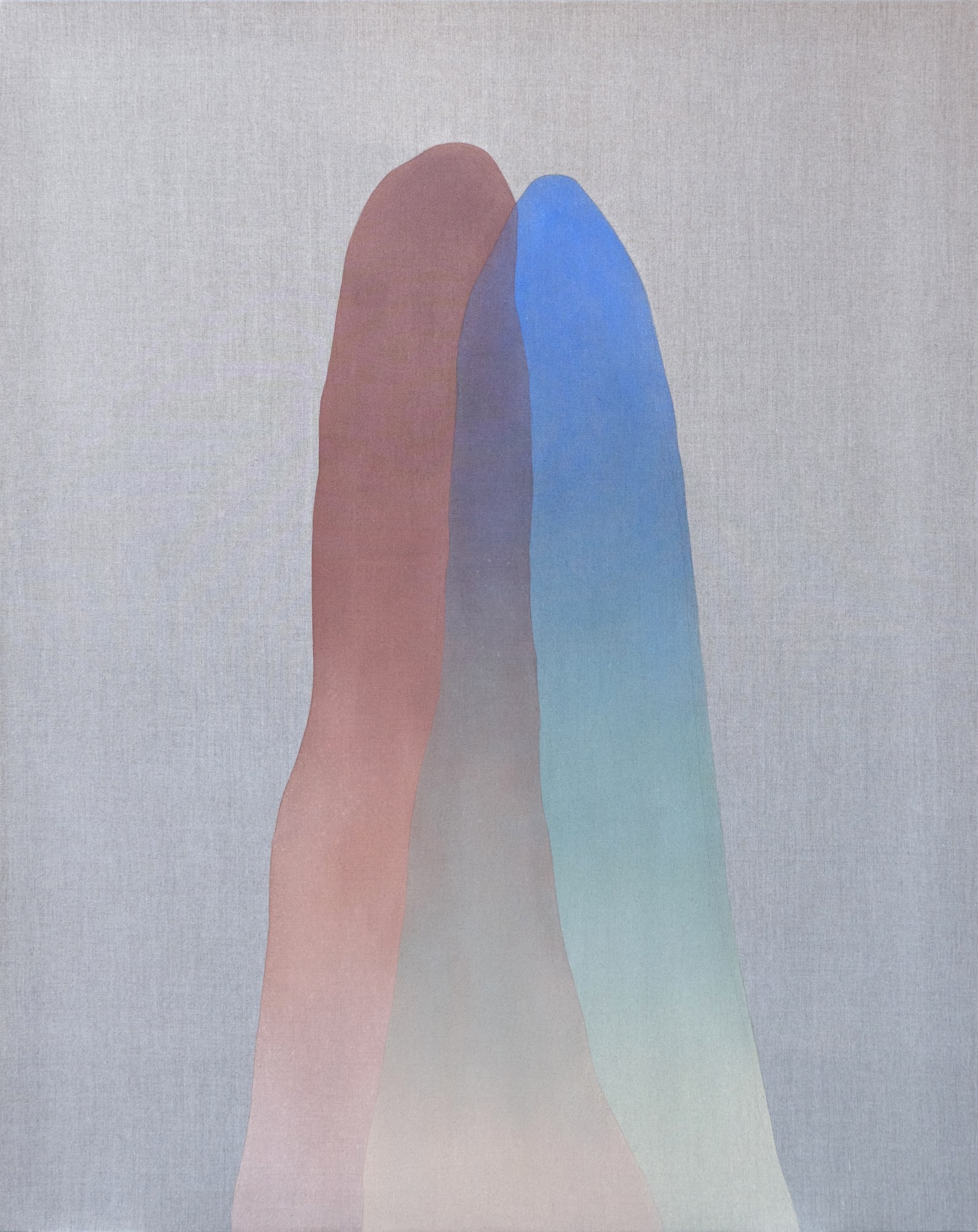 Rachel Garrard Shift, 2024 Rock powder pigment on linen 70 x 56 in 177.8 x 142.2 cm