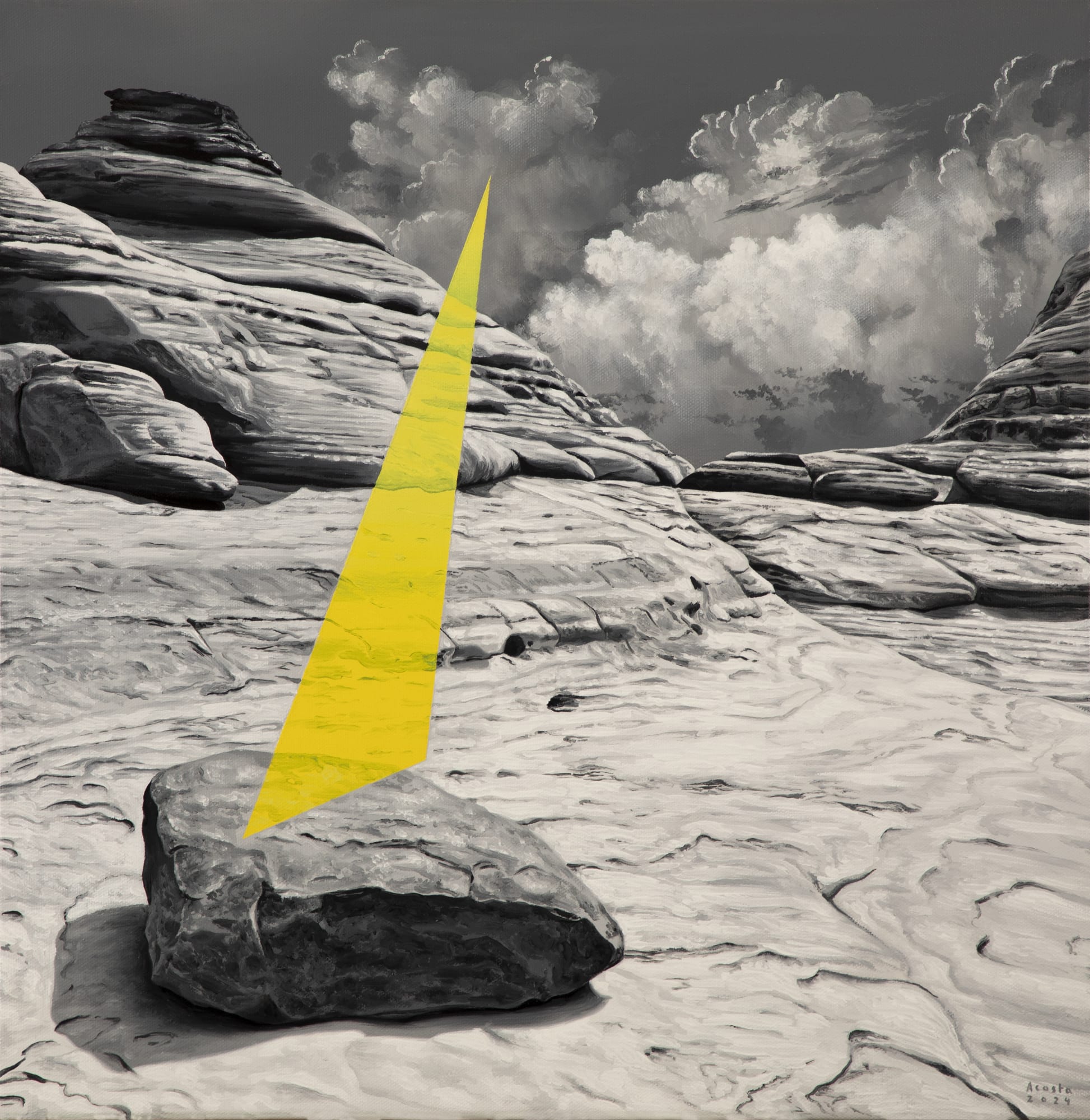 Marcos Acosta Crystal, 2024 Oil on canvas 20 x 20 in