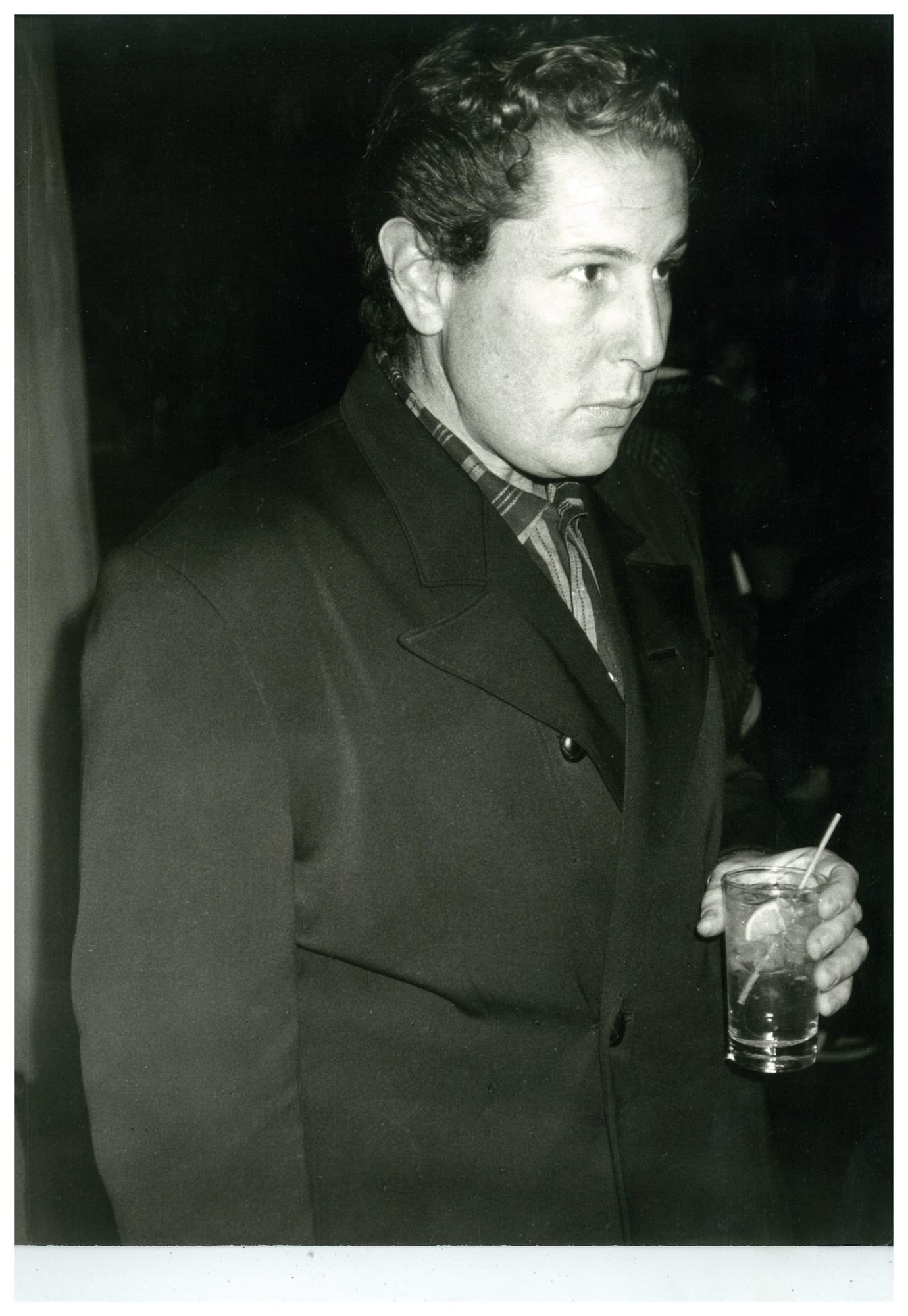 Andy Warhol Julian Schnabel, 1985 Silver gelatin print 10 x 8 in 25.4 x 20.3 cm Framed: 18.75 x 16.25 x 1.25 in