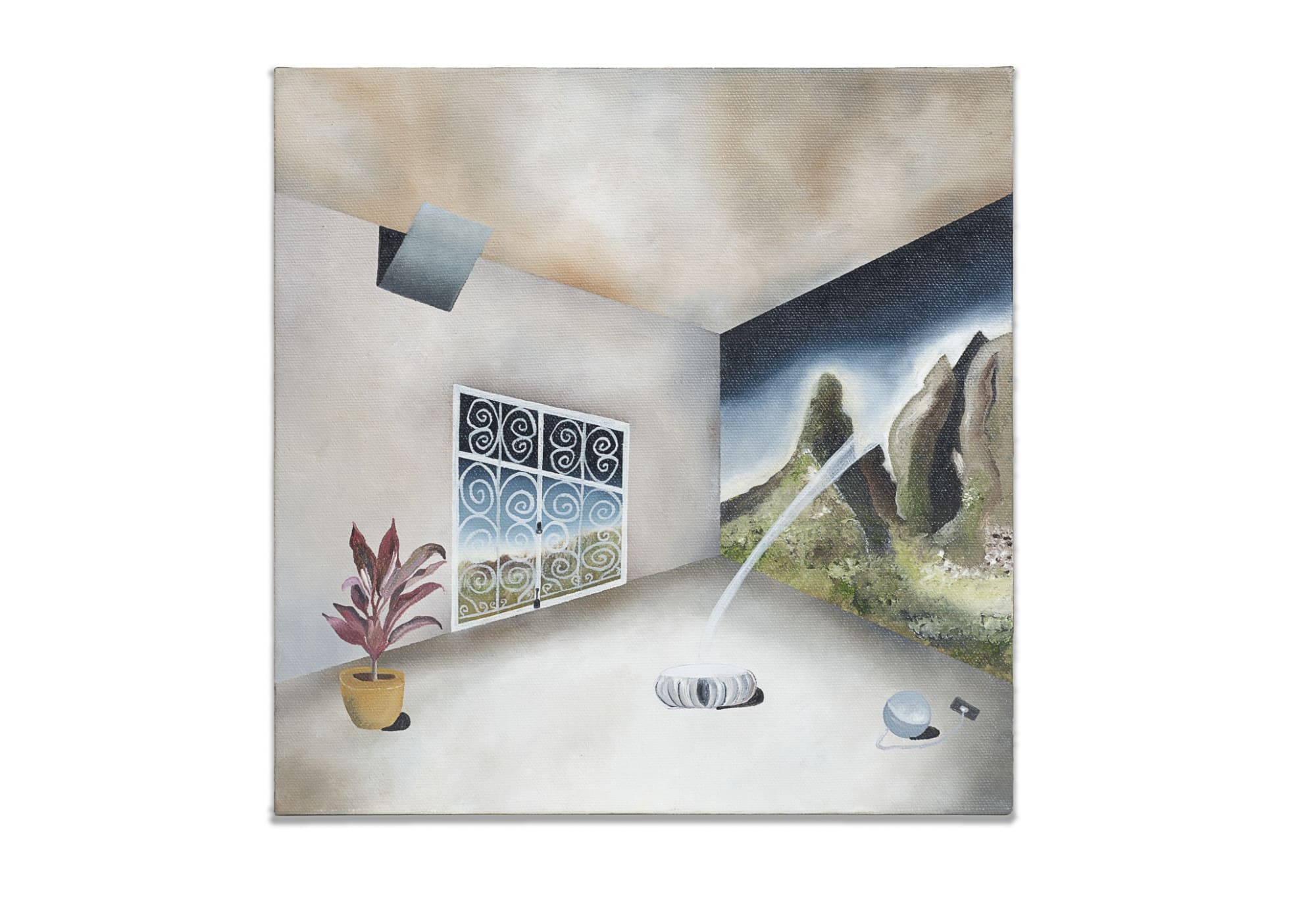 Rebecca Sharp Cloud Supreme, 2021 Oil on canvas 10 x 10 in 25.4 x 25.4 cm