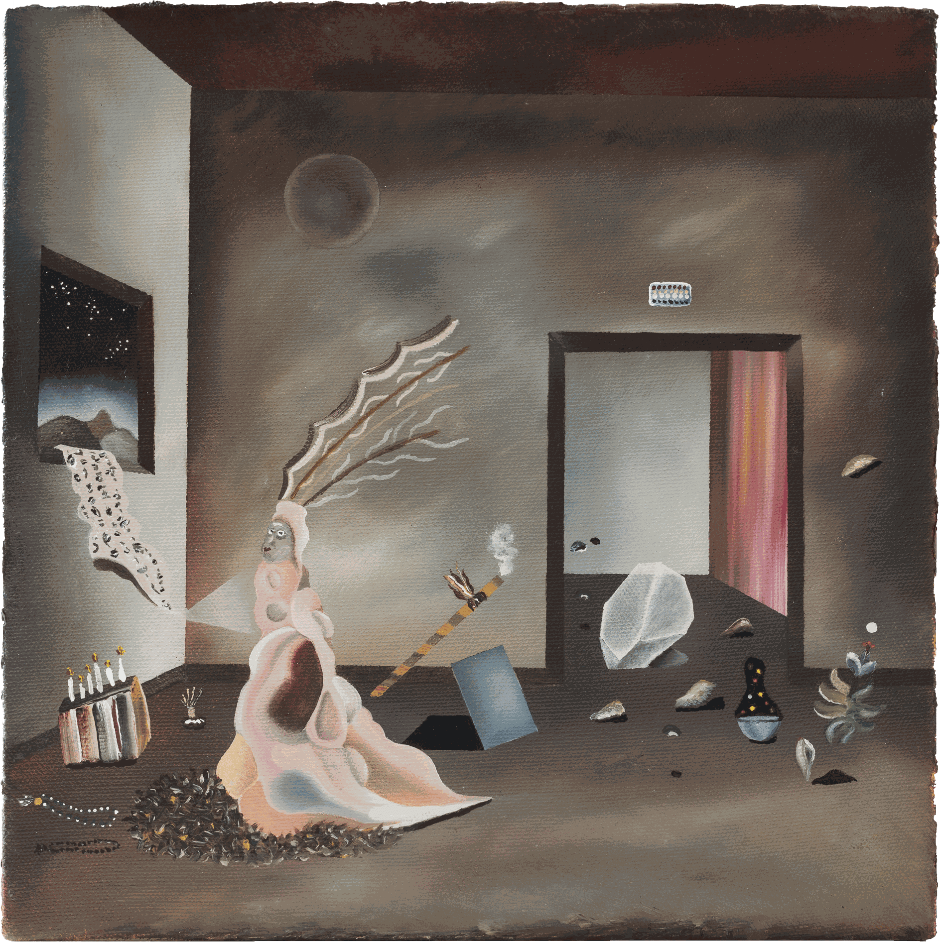 Rebecca Sharp Untitled, 2023 Oil on canvas 10 x 10 in 25.4 x 25.4 cm