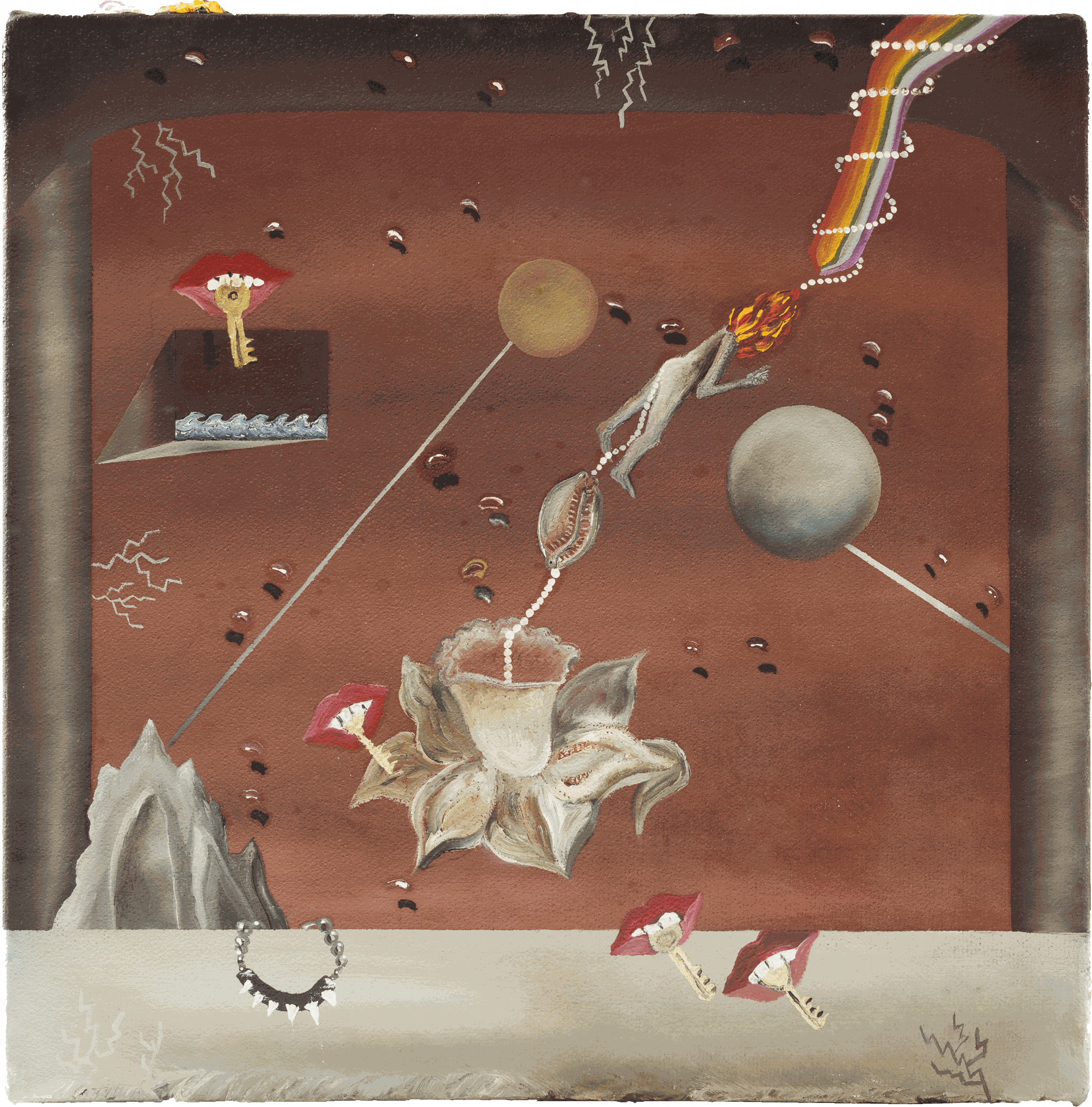 Rebecca Sharp Untitled, 2023 Oil on canvas 10 x 10 in 25.4 x 25.4 cm