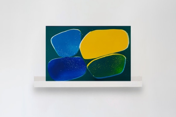 Liz Nielsen Friend Group, 2024 Analog chromogenic light painting on Fujiclear 30 x 20 in 76.2 x 50.8 cm