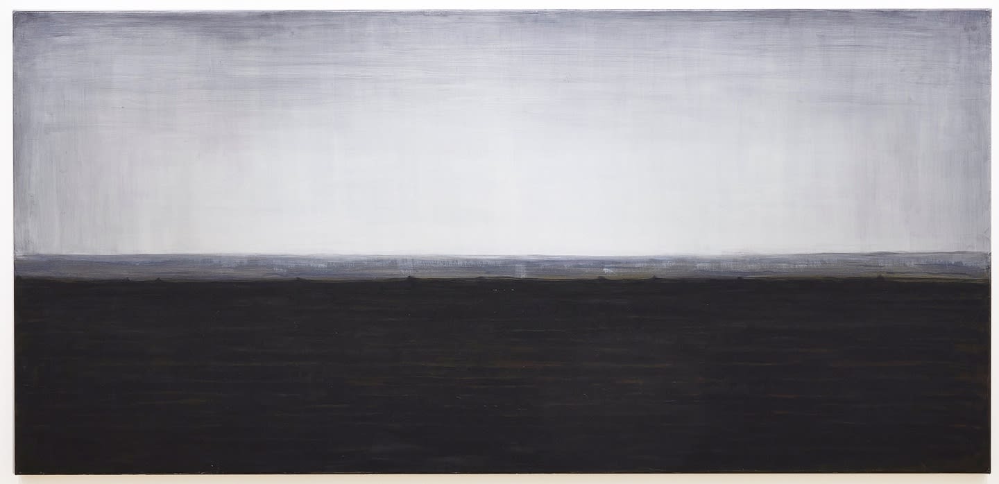 Án titils, 2007 olía á striga Untitled, 2007 oil on canvas 95 x 200 cm GGH0011