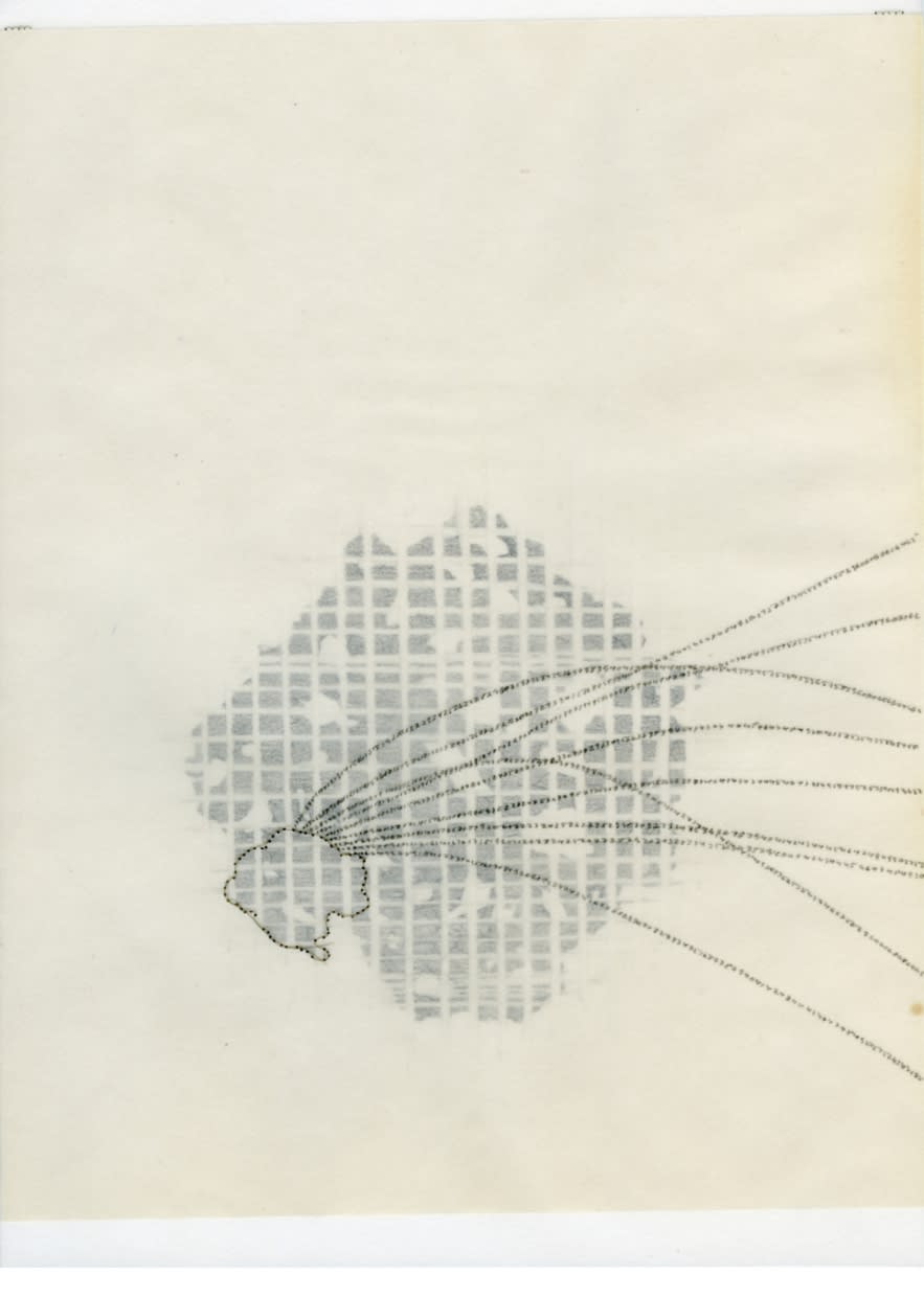 Án titils (Teygja), 2013 Paper, seam stitches, pencil Untitled (Elastic), 2013 29,7 x 21 cm GRI0035