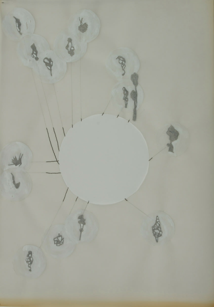 Hátóhátíð, 2013 Paper, gouache, pencil, seam stitches Hátóhátíð, 2013 29,7 x 21 cm GRI0047