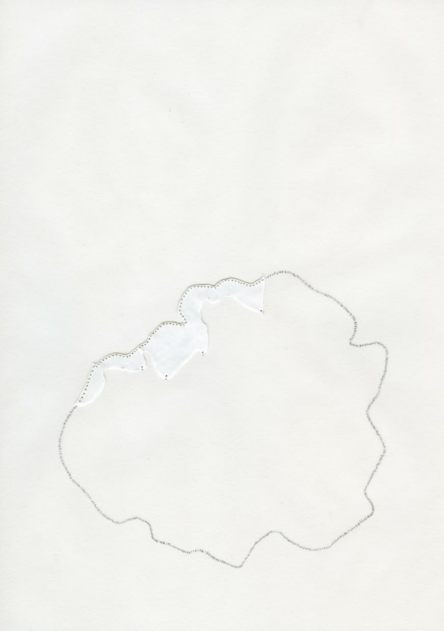 Tölustafir og saumspor, 2013 Drawing, seam stitches, pencil, paper Numbers and stitches, 2013 29,7 x 21 cm GRI0048